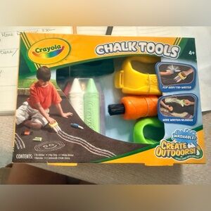 Crayola Chalk Tools Set - Yellow, Green & Orange